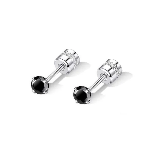 LNIEER Медицинская Титановая Сталь Цирконий Серьги-гвоздики Мужские