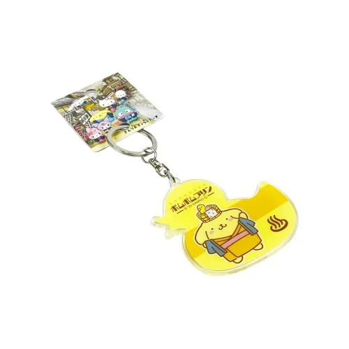 Sanrio Pompompurin Персонажи Горячие Источники Утка Акриловые Подвески на тему аниме