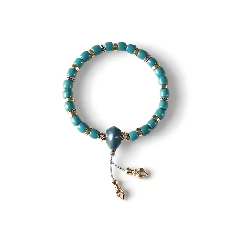 Artisan Lock Heart Jade Цветное стекло Браслеты Унисекс