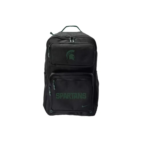 Nike Michigan Полиэстер Рюкзак Стандартный Мужской Черный и Зеленый