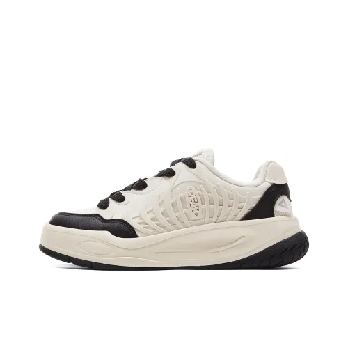 Кроссовки для скейтбординга PEAK Taichi Dominance, низкие, черные/белые, мужские