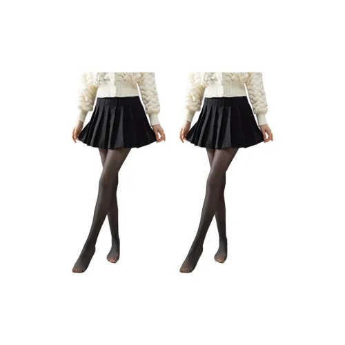 MIIOW 2 пачки черные женские чулки