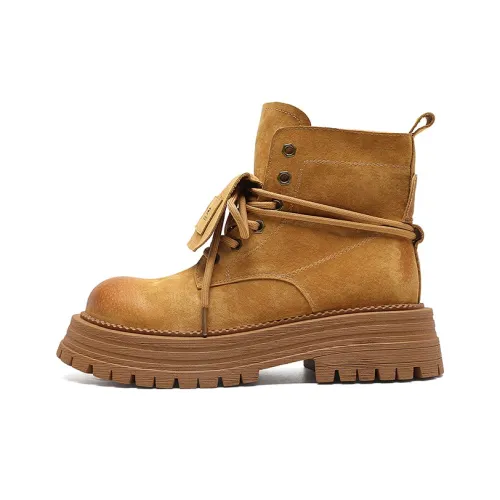 ZHR Martin Boot 4,5 см Женские Желтые