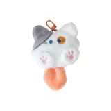 Подвеска "Три цветка" с котенком