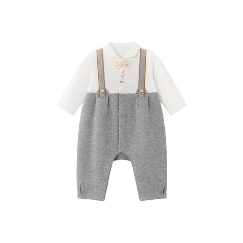 YeeHoO Фотиния Серый Унисекс Комбинезоны / Слипы