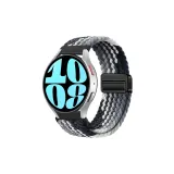 Темный шоколад [Магнитная застежка, ткань, вязаный ремешок]