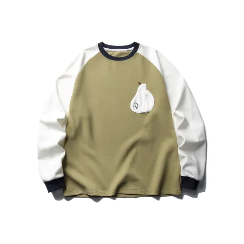 BINLIKE Зеленый Унисекс Свитшоты