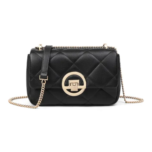 PT'SON Сумка через плечо из коровьей кожи сумка на плечо обычная женская черная