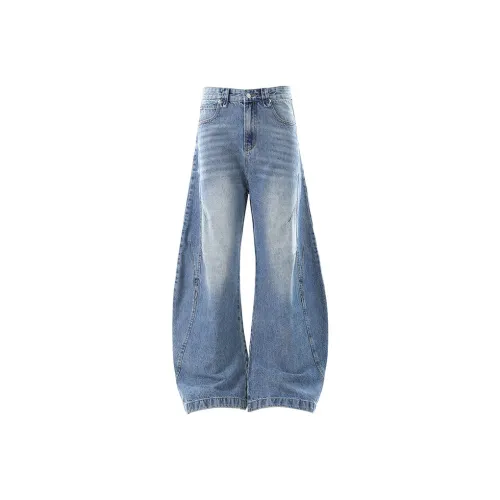 BLANKIN. Светло-синие унисекс джинсы