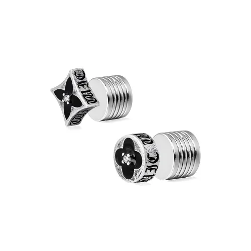 GUDUD Сплав с цирконом Нижняя заколка Серьги On Унисекс