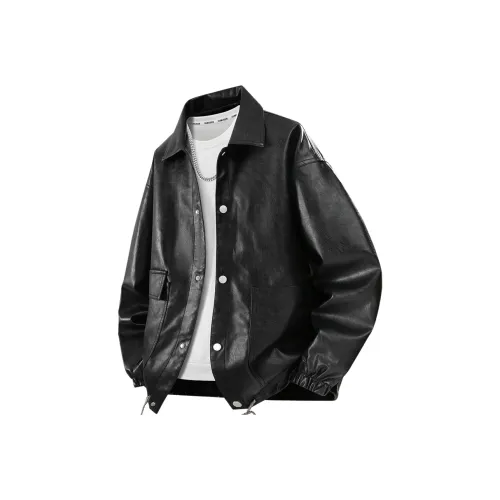 PGNC Мужские кожаные куртки