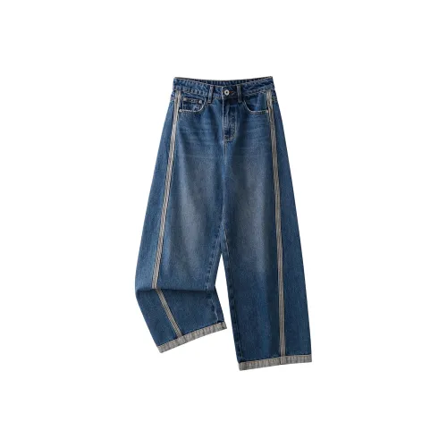 To the west Небесно-голубой Женские Джинсы