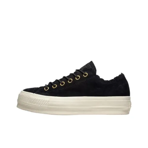 Converse Chuck Taylor All Star Lift Low Топ Кеды Женские Черные