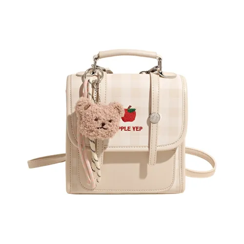 G.DUCKKIDS ПУ (полиуретан) Рюкзак Подростки Экрю Серебряный Желтый Синий