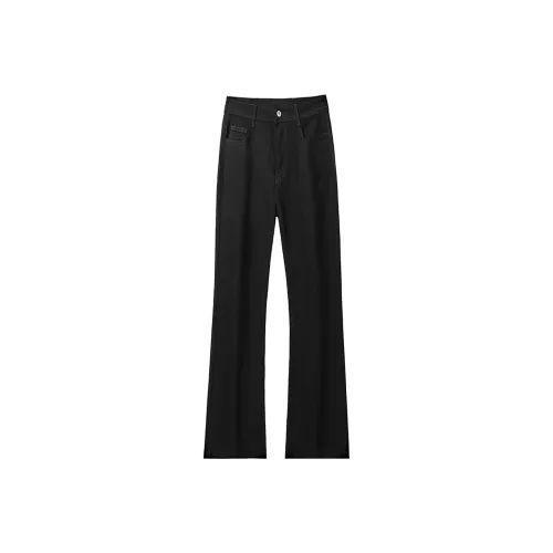 TESTUNG Черный Унисекс Джинсы