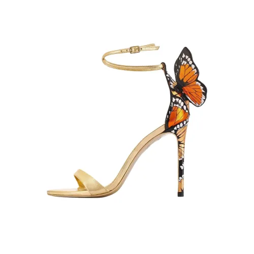 SOPHIA WEBSTER Chiara One Strap Sandals 10 см Женские Золотые