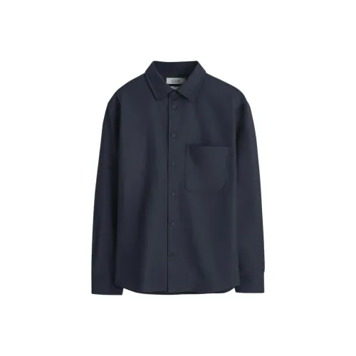 COS Темно-синие мужские рубашки