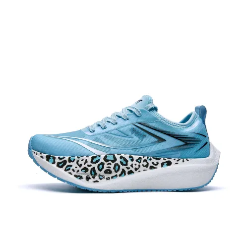 VOIT Амортизация противоскользящий низкий отскок топ из углеродной пластины кроссовки для бега Marathon унисекс синий