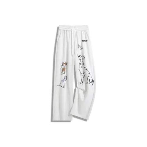 HSWLD Унисекс Повседневные Брюки