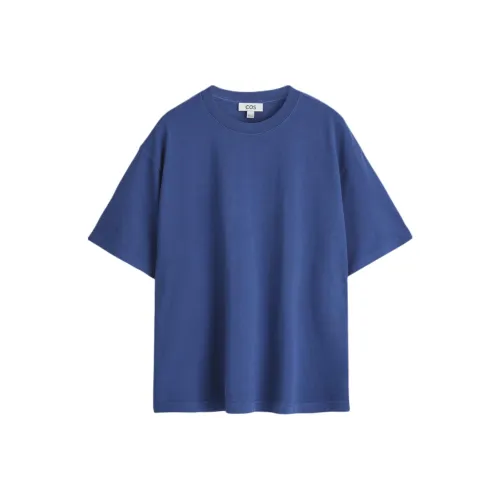COS Темно-синие мужские футболки