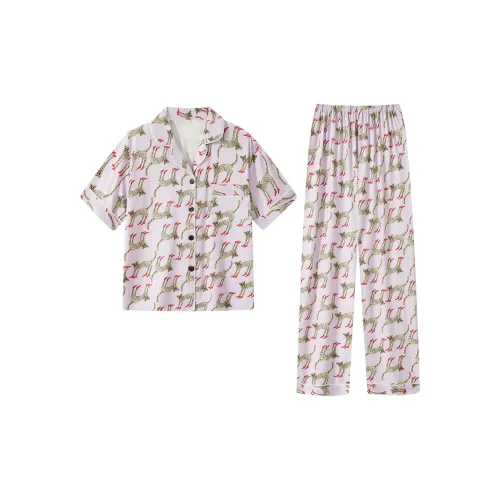 Gongdie Светло-фиолетовый женский пижамный комплект