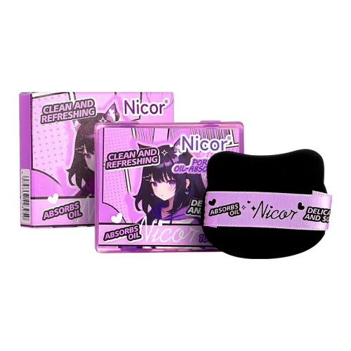 NICOR Бумажка для абсорбирования масла для лица Унисекс