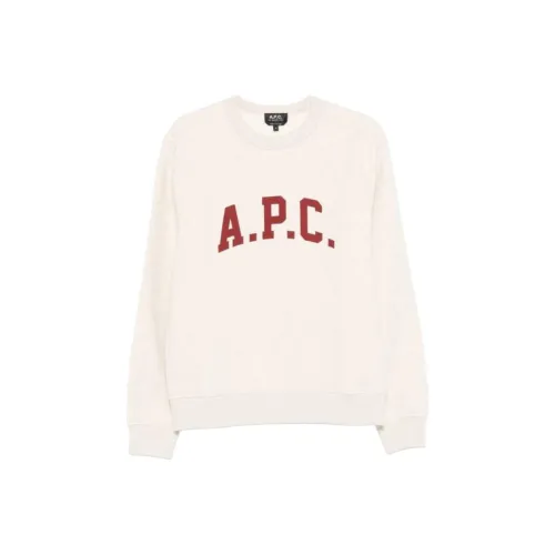 A.P.C Айвори Мужские Свитшоты