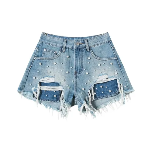 DOKZB Blue Shorts Женские Джинсовые Шорты