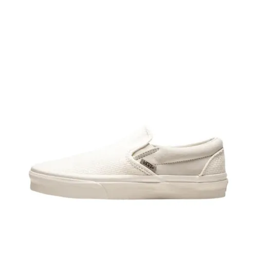 Vans CLASSIC Slip-On Скейтборд Кроссовки Унисекс Белый