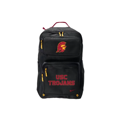 Nike USC Полиэстер Рюкзак Мужской Черный Красный