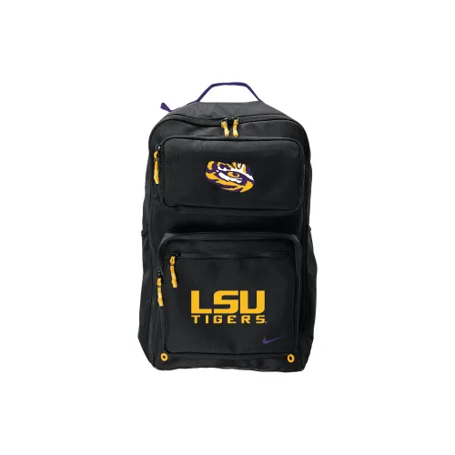 Nike LSU Полиэстер Рюкзак Унисекс Черный и Фиолетовый