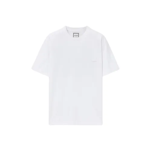 WOOYOUNGMI Белая Мужская T-Рубашка