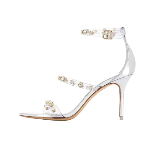 SOPHIA WEBSTER ROSALIND one Ремень Сандалии 8,5cm Женские Серебристые