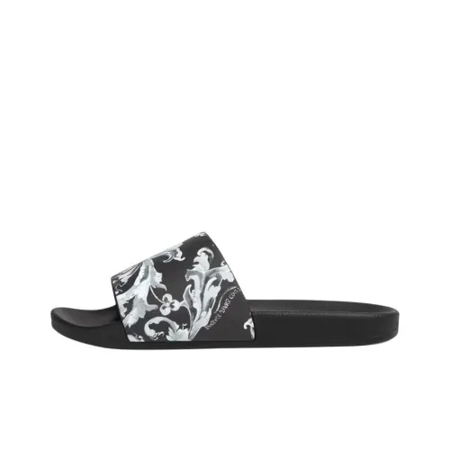 VERSACE JEANS COUTURE Rubber Slide Тапочки Мужской Черный