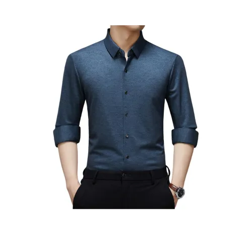 Vintage Cars Длинный рукав Мужская рубашка