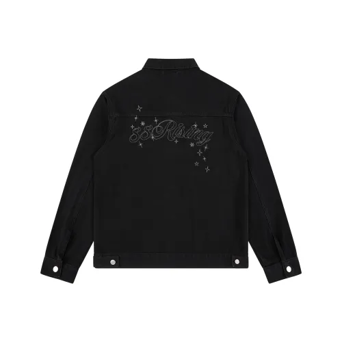 88rising Камень Промытый Черный Унисекс Джинсовые Куртки
