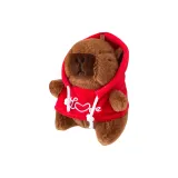 Капибара-Love Красный Толстовка