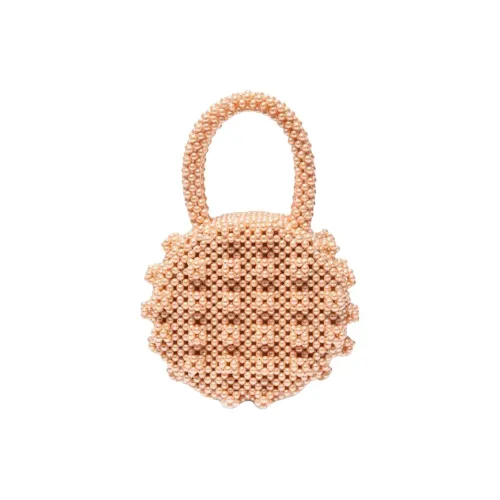 SHRIMPS Искусственный жемчуг Сумка Женская Абрикос