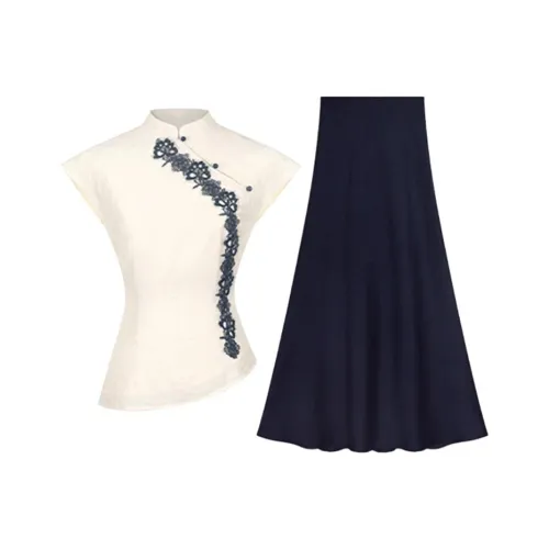 MARIE·COCO Топ+Юбка Женские Комплекты Юбка