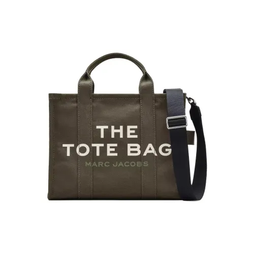 MARC JACOBS Хлопок Canvas Сумка-тоут Сумка для покупок Сумка через плечо Сумка среднего размера Женская Лесной