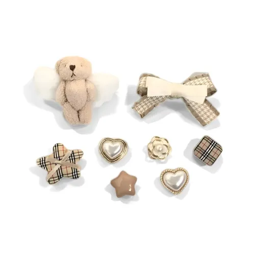 Fortune Horse Смола Звезды Жемчужный Модный Универсальный Аксессуары для обуви Унисекс