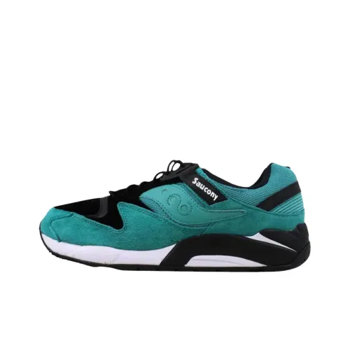 Saucony Grid 9000 Беговые кроссовки Мужские Зеленые