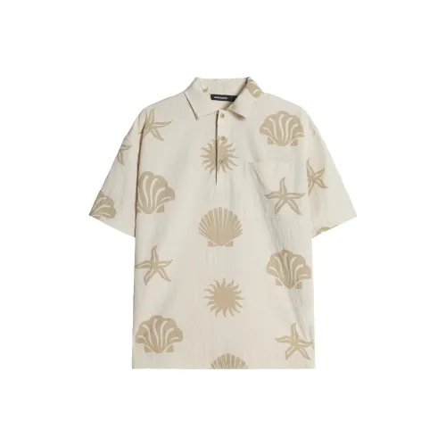 UNVESNO Светлый Песочный Абрикос Унисекс Поло