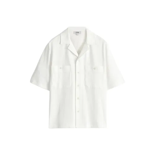 COS Белые Мужские Рубашки