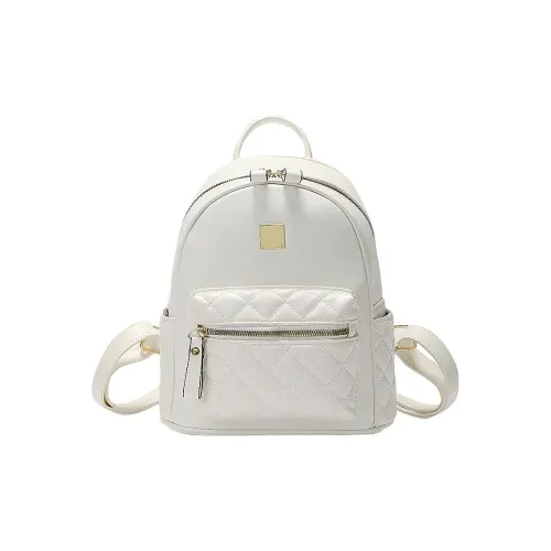 DIFFERENT FACES ПУ (полиуретан) Рюкзак Стандартный Женские Белый