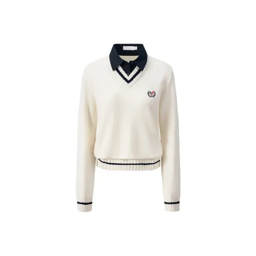 NAVIGARE Технический белый Женские Свитера