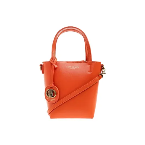 Kurt Geiger London Chelsea Кожа Одно Плечо Сумка Женская Оранжевая
