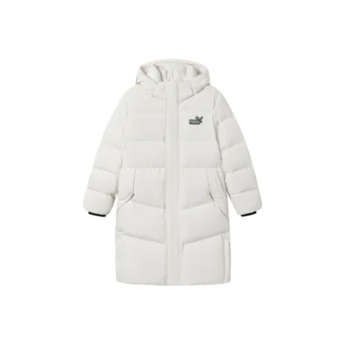 PUMA Ecru 10301 Kids Down Jackets