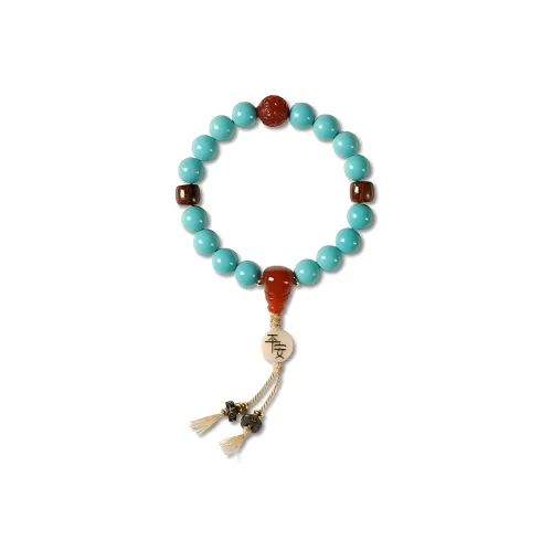 Artisan Lock Heart Jade Цветное стекло Браслеты Унисекс