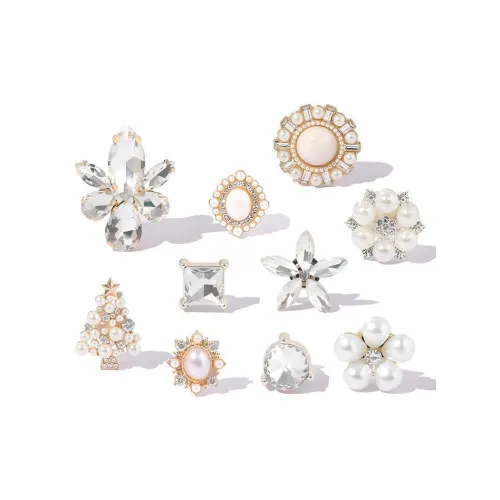 Fortune Horse Металл CHANEL Inspired Креативный Универсальный Модный DIY Аксессуары для обуви Унисекс